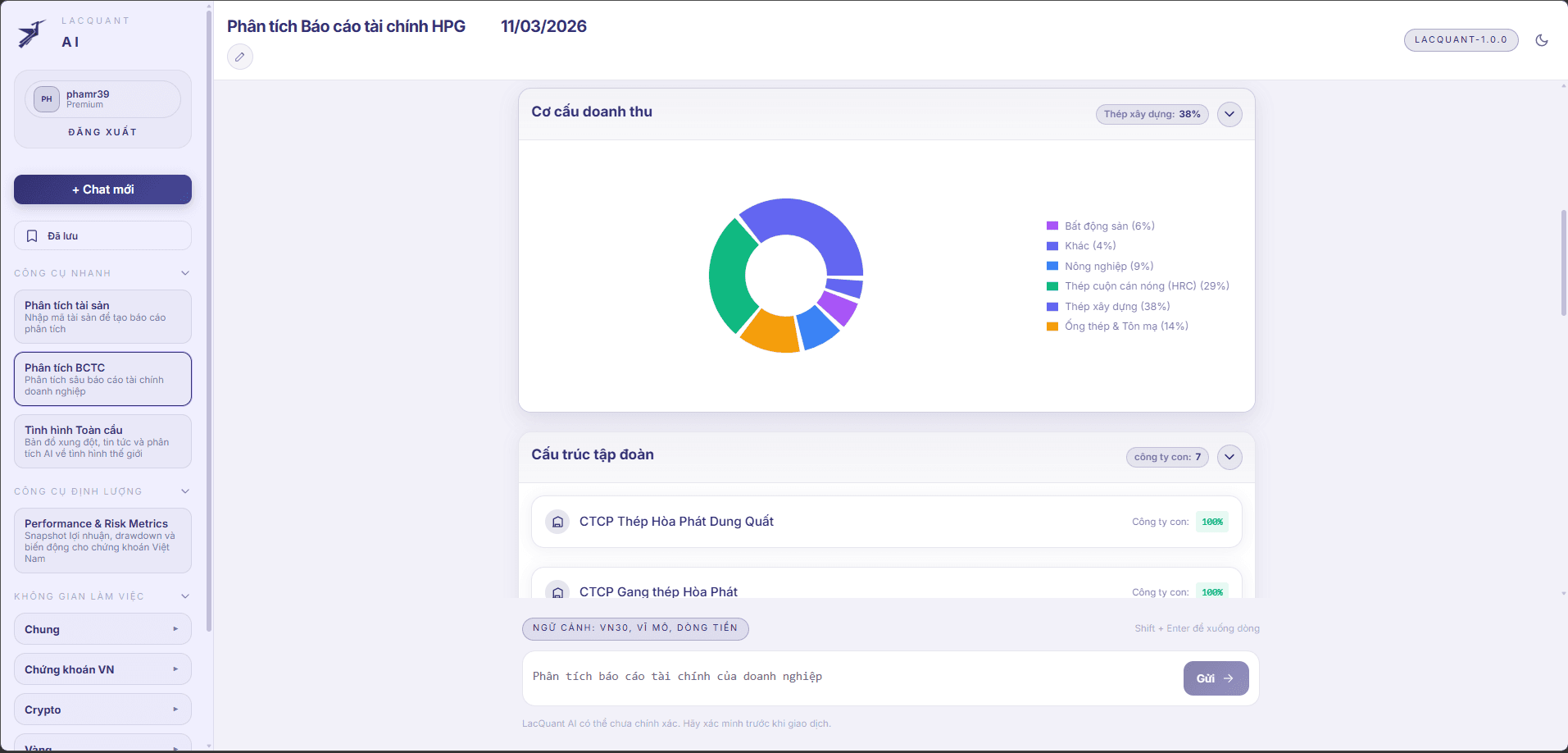 Xu hướng theo quý