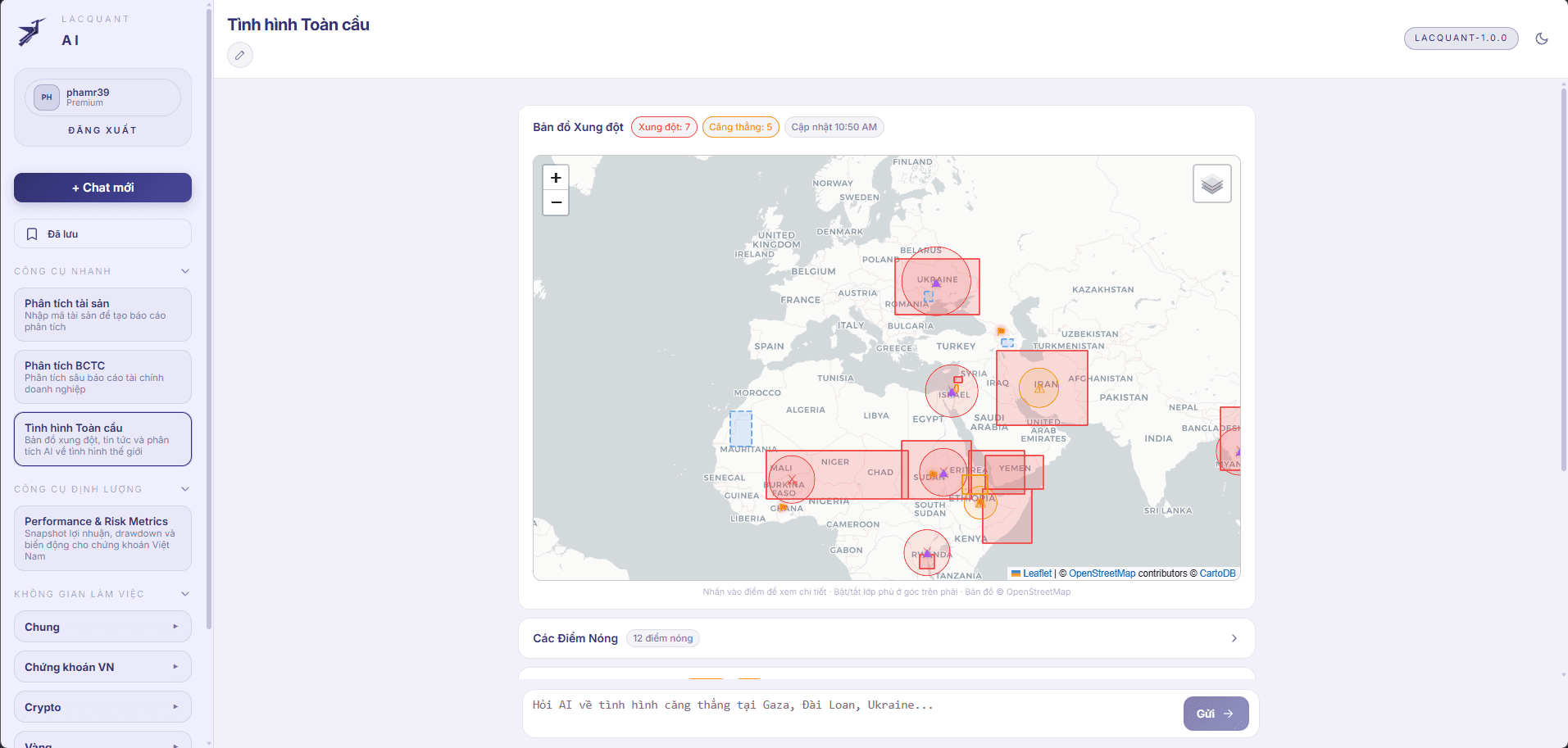 Bản đồ sự kiện toàn cầu