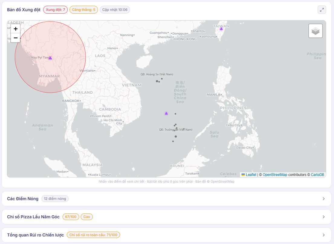 Bản đồ Xung đột LacQuant — layer Hoàng Sa & Trường Sa